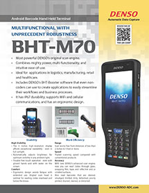 BHT-M70 Product Sheet