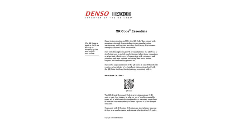 QR Code White Paper