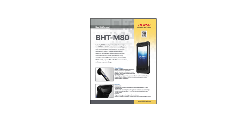 BHT-M80 Product Sheet
