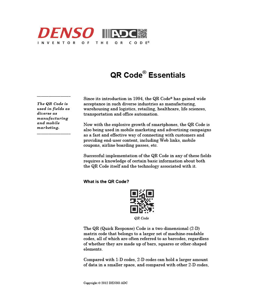 QR Code White Paper